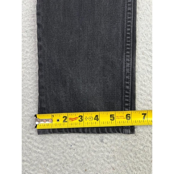 AllSaints Crow Pistol Jeans Mens 32x30 Charcoal Gray Skinny Fit Button Fly Denim - Picture 11 of 12